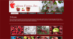 Desktop Screenshot of cahoonfarms.com